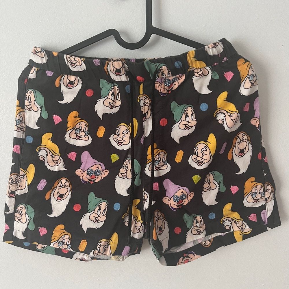 Cakeworthy: Snow White/7 Dwarves AOP Draw String Shorts